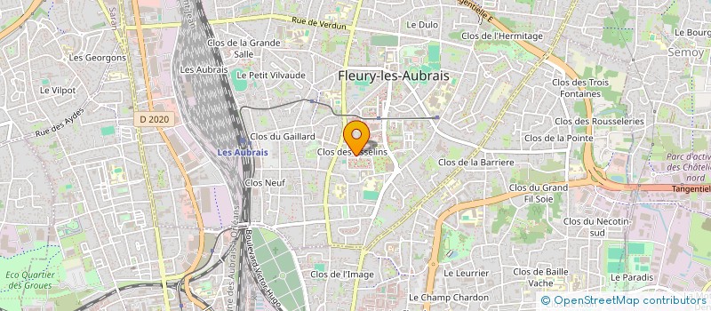 localisation de l'entreprise MONSIEUR HICHAM KAFNEMER à FLEURY-LES-AUBRAIS