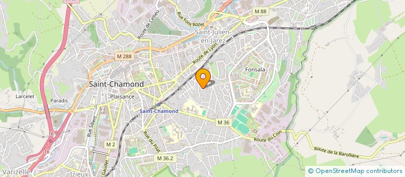 localisation de l'entreprise MONSIEUR HICHAM KARRARI à SAINT-CHAMOND