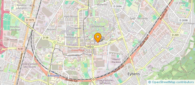 localisation de l'entreprise MONSIEUR HICHAM KORIGA  GRENOBLE