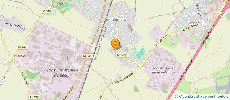 localisation de l'entreprise MONSIEUR HICHAM KRIM  TEMPLEMARS