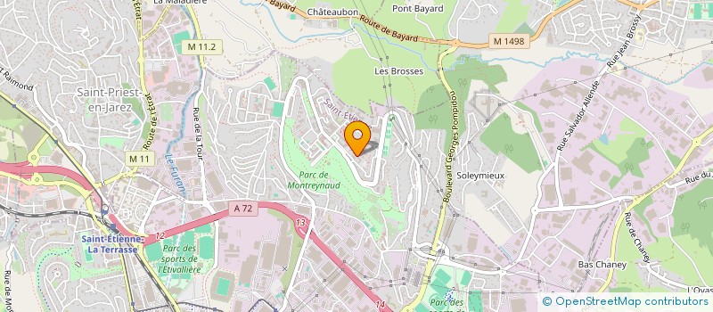 localisation de l'entreprise MONSIEUR HICHAM LABICH  SAINT-ETIENNE