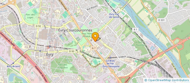 localisation de l'entreprise MONSIEUR HICHAM LAHRICHE à EVRY-COURCOURONNES