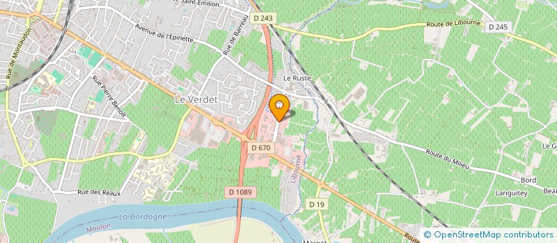 localisation de l'entreprise MONSIEUR HICHAM LAHSINI  LIBOURNE