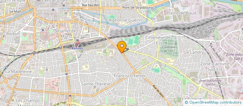 localisation de l'entreprise MONSIEUR HICHAM LAKOUIFAT à RENNES