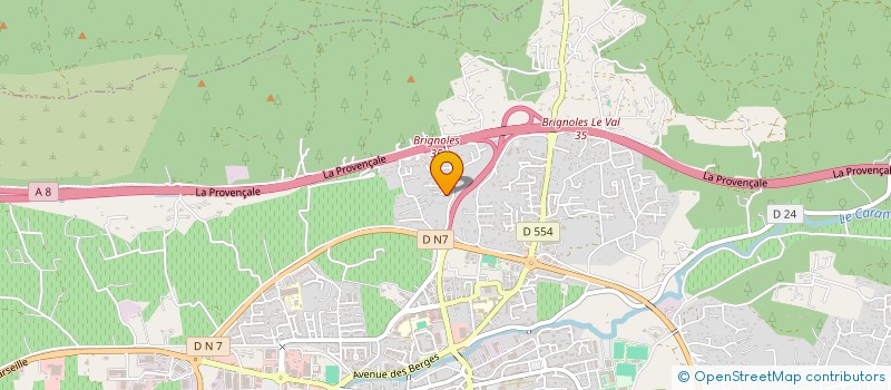 localisation de l'entreprise MONSIEUR HICHAM LATRECHE  BRIGNOLES