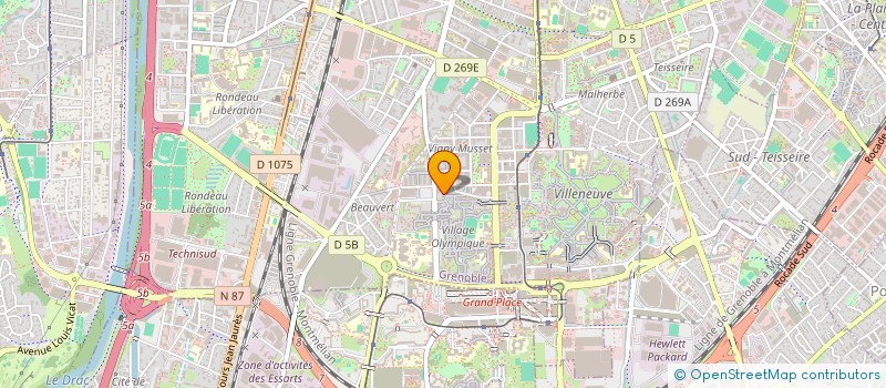 localisation de l'entreprise MONSIEUR HICHAM LOUAHCHI  GRENOBLE