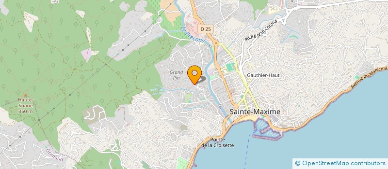 localisation de l'entreprise MONSIEUR HICHAM M RIBET à SAINTE-MAXIME