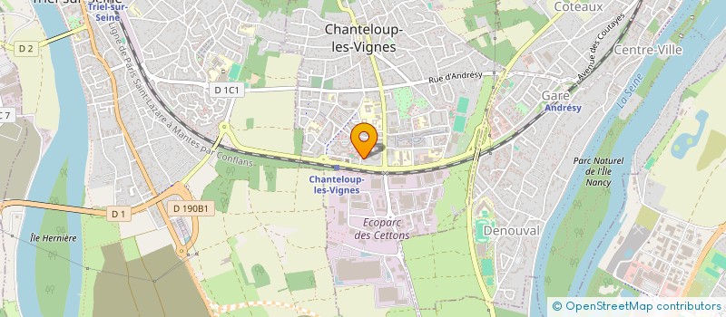 localisation de l'entreprise MONSIEUR HICHAM MAALOUF à CHANTELOUP-LES-VIGNES