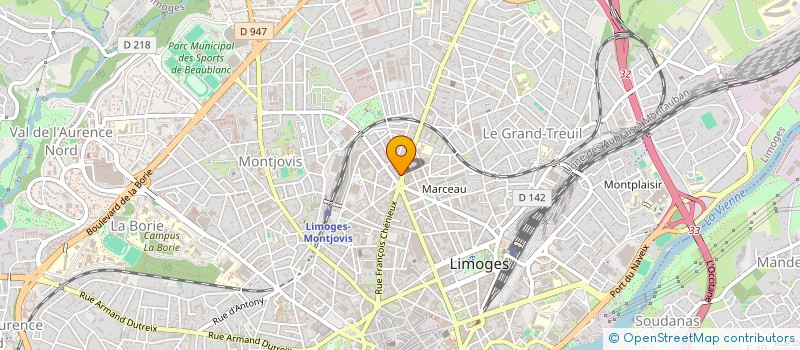 localisation de l'entreprise MONSIEUR HICHAM MANOUR  POITIERS