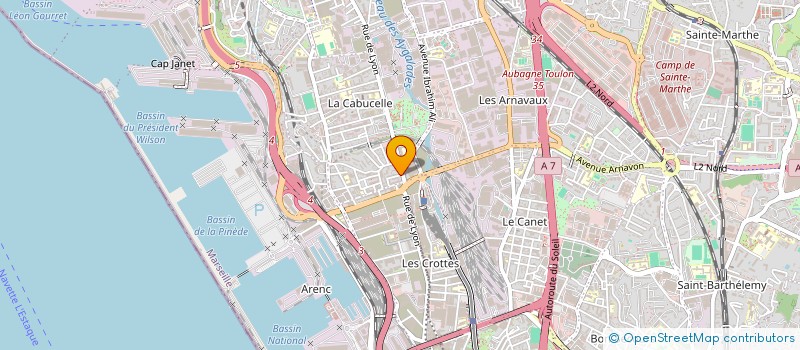 localisation de l'entreprise MONSIEUR HICHAM MEDKOUR à MARSEILLE