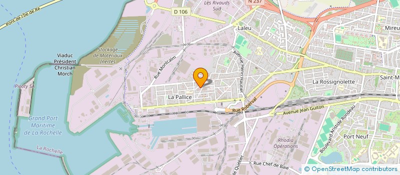 localisation de l'entreprise MONSIEUR HICHAM MEFTAH  LA ROCHELLE