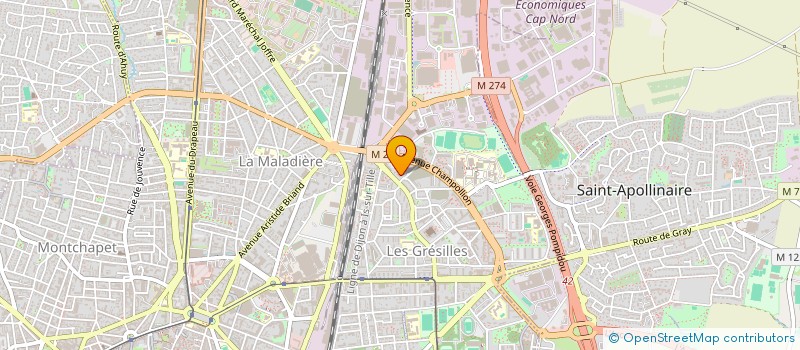 localisation de l'entreprise MONSIEUR HICHAM MEGHERBI à DIJON