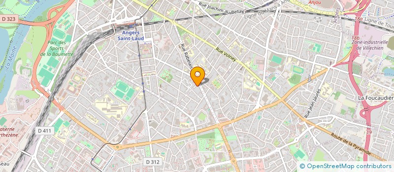 localisation de l'entreprise MONSIEUR HICHAM MIYAL à ANGERS