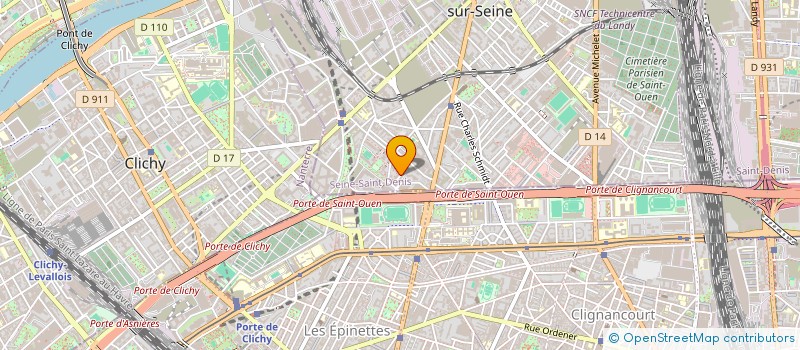 localisation de l'entreprise MONSIEUR HICHAM MLIOUI à SAINT-OUEN-SUR-SEINE