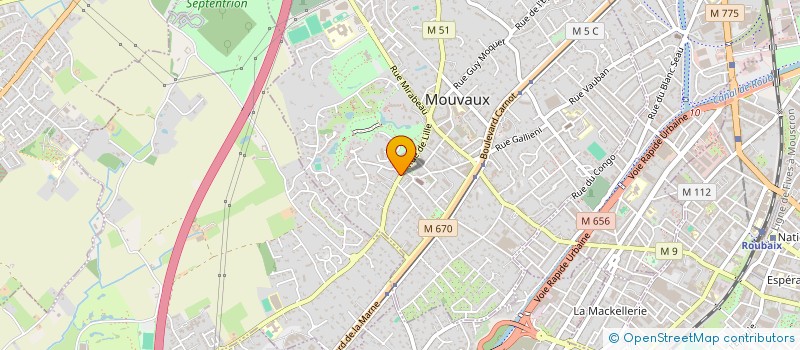 localisation de l'entreprise MONSIEUR HICHAM MOFTAQIR à MOUVAUX