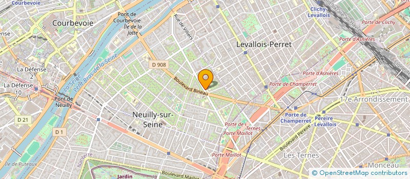 localisation de l'entreprise MONSIEUR HICHAM MOHAMED AZZOUT à NEUILLY-SUR-SEINE