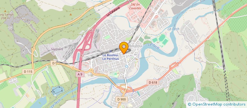 localisation de l'entreprise MONSIEUR HICHAM MOUHIB  LE BOULOU