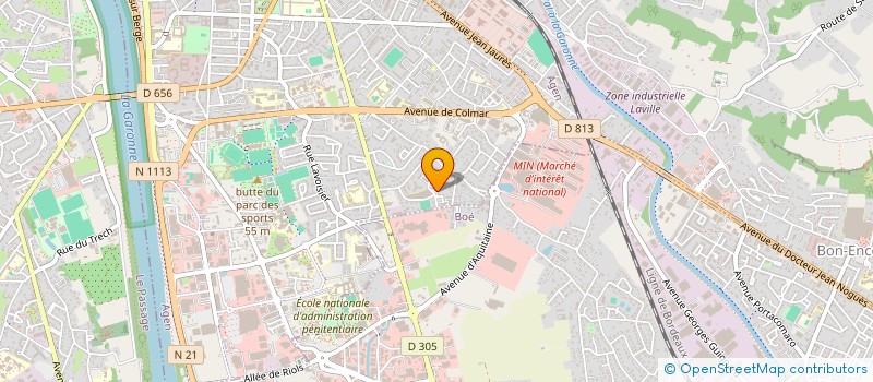 localisation de l'entreprise MONSIEUR HICHAM MOUNIR EL OUAAI  AGEN