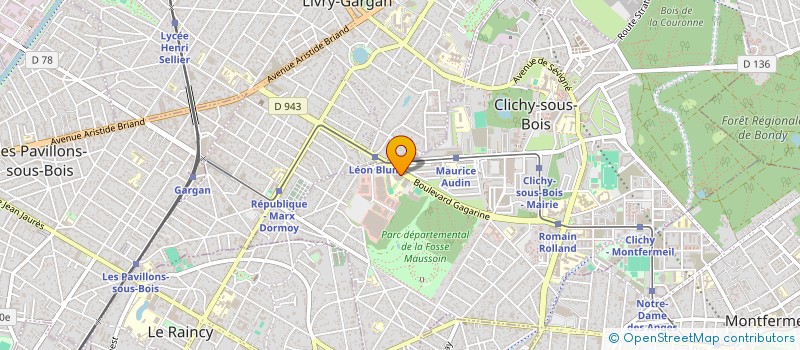 localisation de l'entreprise MONSIEUR HICHAM NAGATI à CLICHY-SOUS-BOIS