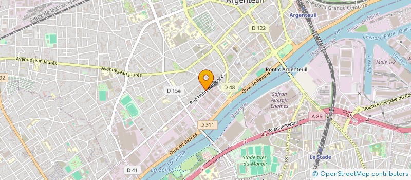 localisation de l'entreprise MONSIEUR HICHAM NAJMI  ARGENTEUIL