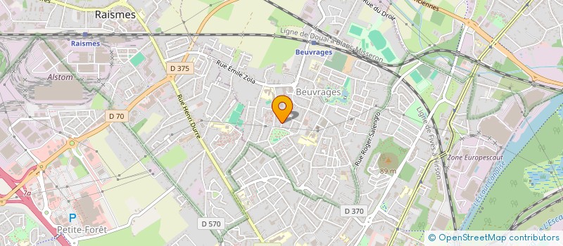 localisation de l'entreprise MONSIEUR HICHAM NASSRALLAH  BEUVRAGES