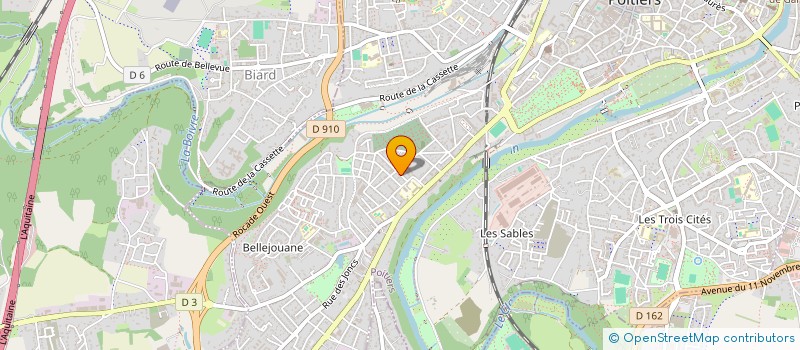 localisation de l'entreprise MONSIEUR HICHAM NOUAL  POITIERS