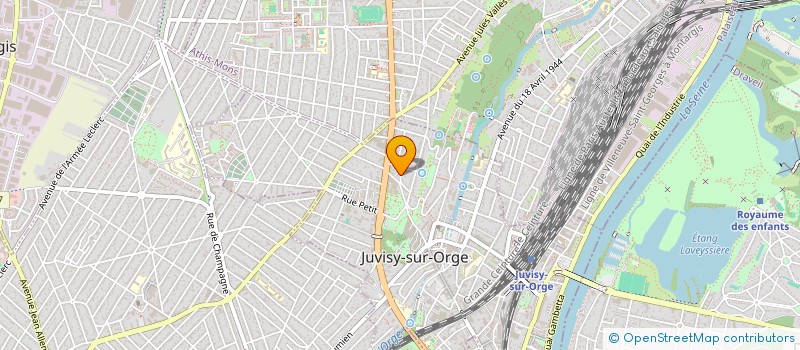 localisation de l'entreprise MONSIEUR HICHAM OUMOUSS à JUVISY-SUR-ORGE
