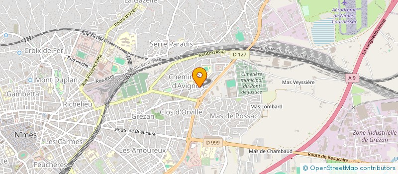 localisation de l'entreprise MONSIEUR HICHAM OUYCHI  NIMES