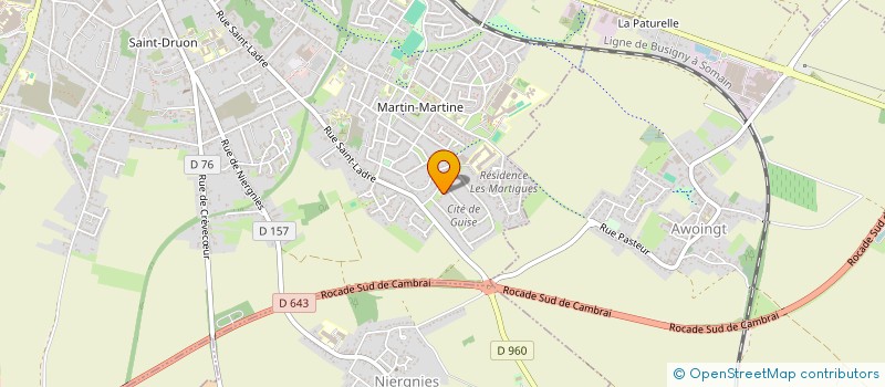 localisation de l'entreprise MONSIEUR HICHAM QUARKORI à CAMBRAI