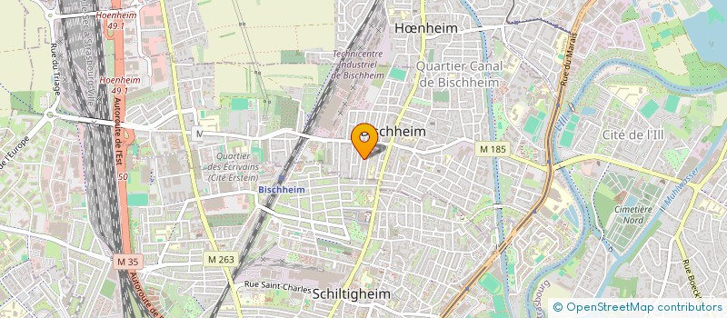 localisation de l'entreprise MONSIEUR HICHAM RAGHIB  COLMAR