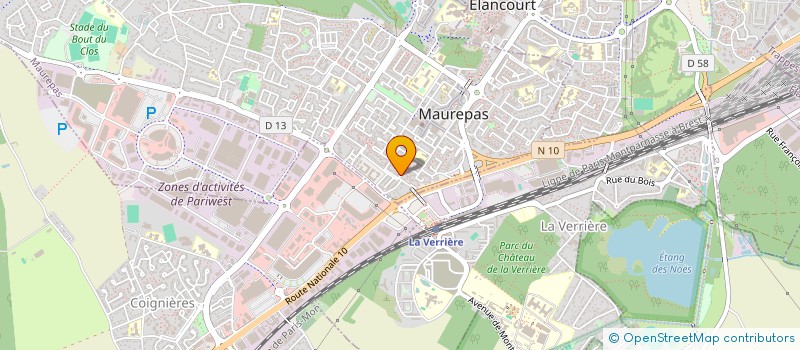 localisation de l'entreprise MONSIEUR HICHAM REGRAGUI  MAUREPAS