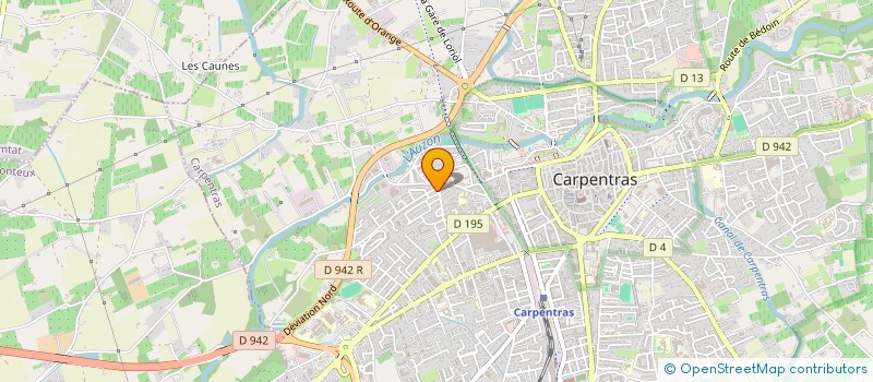 localisation de l'entreprise MONSIEUR HICHAM RHAOUTI à CARPENTRAS