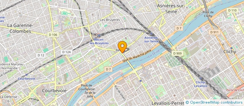 localisation de l'entreprise MONSIEUR HICHAM RIZK à COURBEVOIE