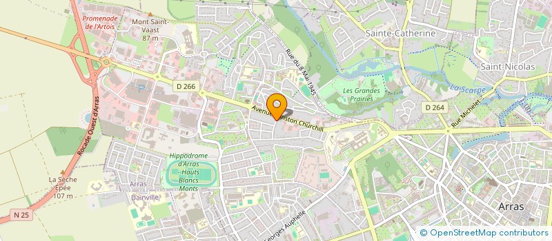 localisation de l'entreprise MONSIEUR HICHAM SAFIOUI à ARRAS