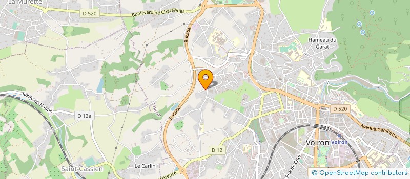 localisation de l'entreprise MONSIEUR HICHAM SAHINE à VOIRON