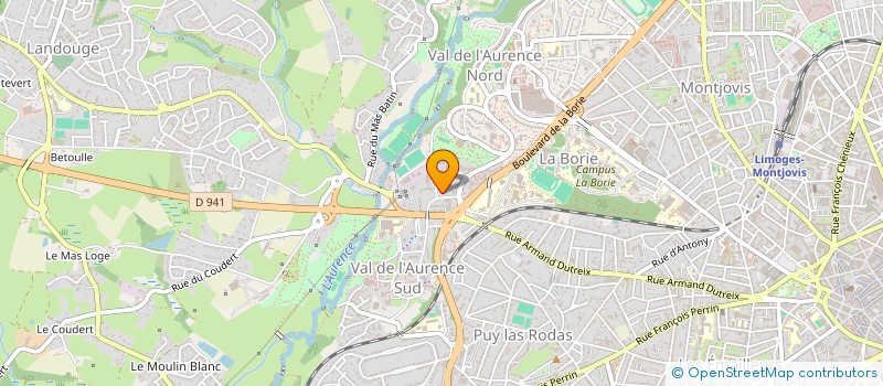 localisation de l'entreprise MONSIEUR HICHAM SBAI  LIMOGES