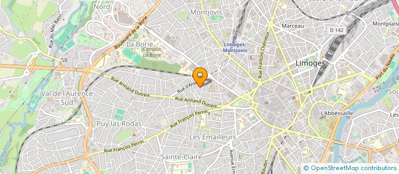 localisation de l'entreprise MONSIEUR HICHAM SENOUCI à LIMOGES