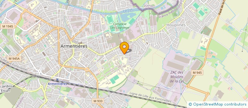 localisation de l'entreprise MONSIEUR HICHAM SGHIOUR  ARMENTIERES