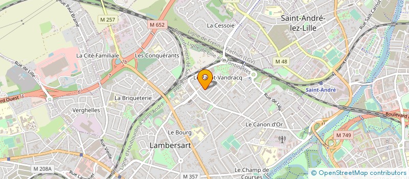 localisation de l'entreprise MONSIEUR HICHAM SOUFAL à LAMBERSART