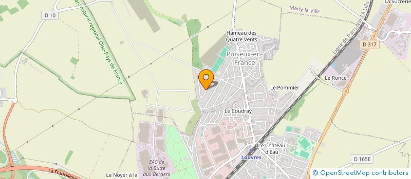 localisation de l'entreprise MONSIEUR HICHAM TAHA  PUISEUX-EN-FRANCE