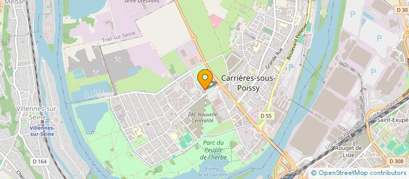 localisation de l'entreprise MONSIEUR HICHAM TAHIRI  CARRIERES-SOUS-POISSY