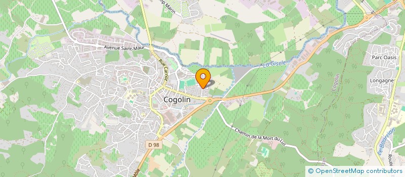 localisation de l'entreprise MONSIEUR HICHAM TARDA  COGOLIN