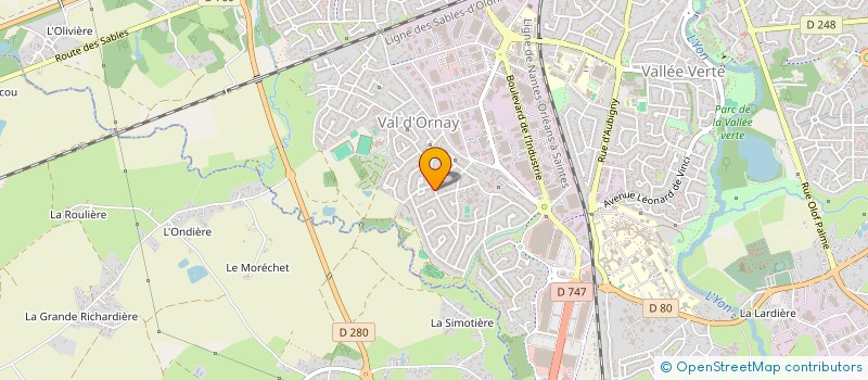 localisation de l'entreprise MONSIEUR HICHAM YAAKOUBI à LA ROCHE-SUR-YON