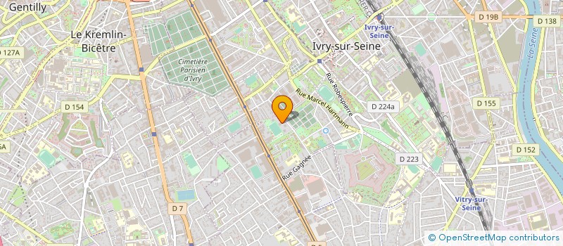 localisation de l'entreprise MONSIEUR HICHAM ZAHI  IVRY-SUR-SEINE