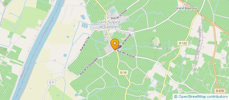 localisation de l'entreprise MONSIEUR HICHAM ZAHRI  SAINT-SULPICE-DE-FALEYRENS