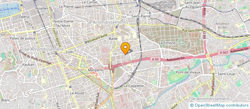 localisation de l'entreprise MONSIEUR HICHAM ZAOUCHE à MARSEILLE