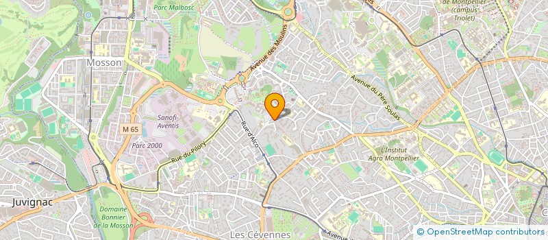 localisation de l'entreprise MONSIEUR HICHAM ZAOUI à MONTPELLIER