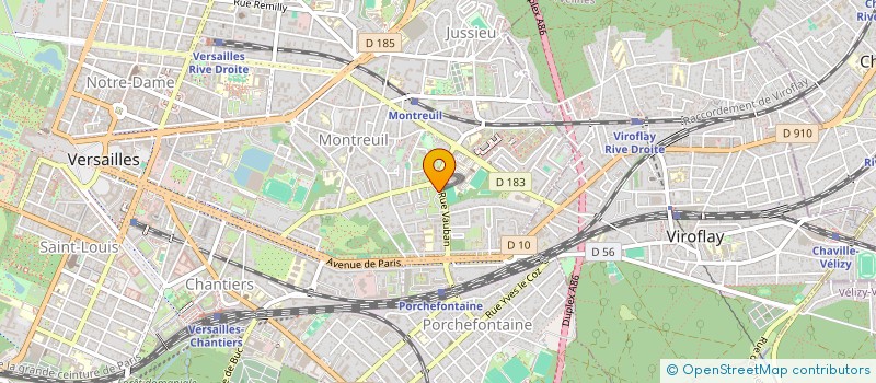 localisation de l'entreprise MONSIEUR HICHAM ZERHDY à VERSAILLES