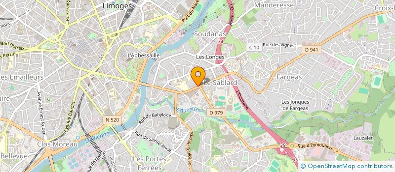 localisation de l'entreprise MONSIEUR HICHAME BELHATTAL à LIMOGES
