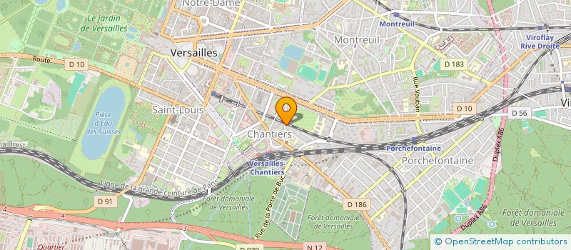 localisation de l'entreprise MONSIEUR HICHAME DELLAL  VERSAILLES
